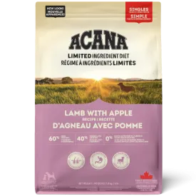 ACANA Singles Lamb with Apple Recipe Dry Dog Food