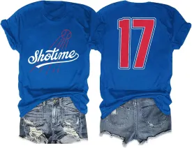 Baseball Shirt Woman Baseball Team Tshirt Baseball Fan Gifts Tee Vintage Style Baseball Shirt Casual Letter Print Tops
