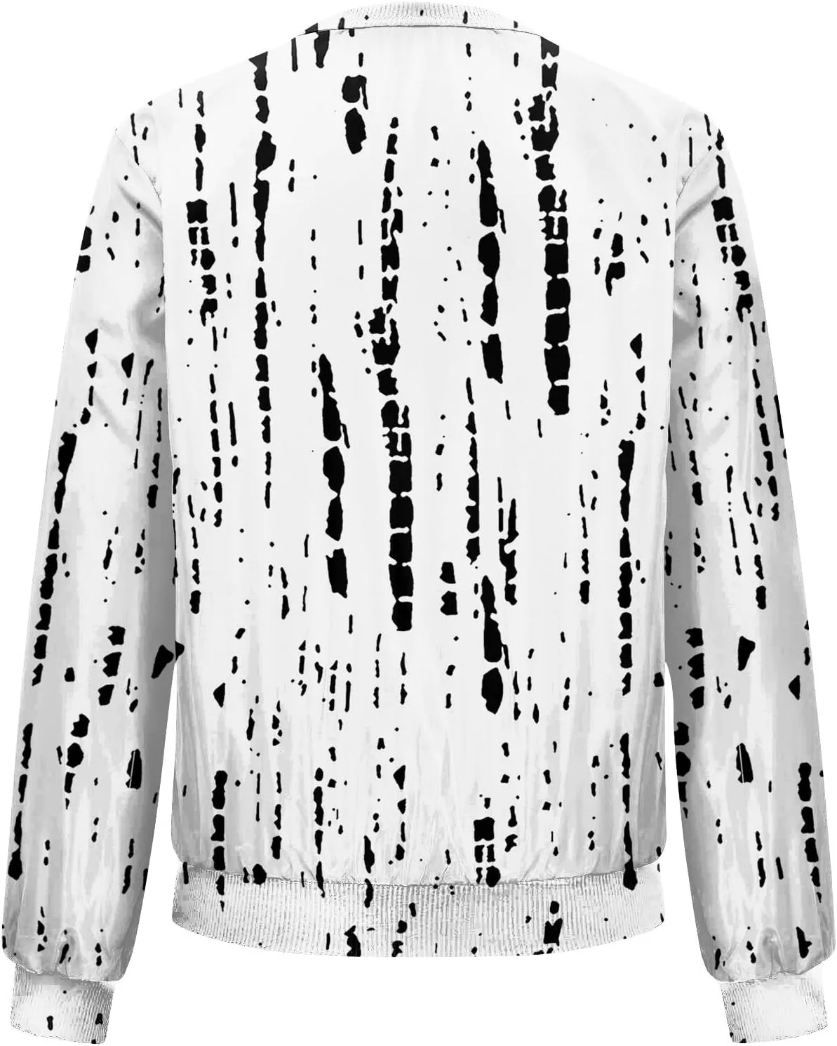 Bomber Jacket Women 2024 Casual Floral Lightweight Oversized Windbreaker Trendy Zip Up Coat Outwear with Pockets