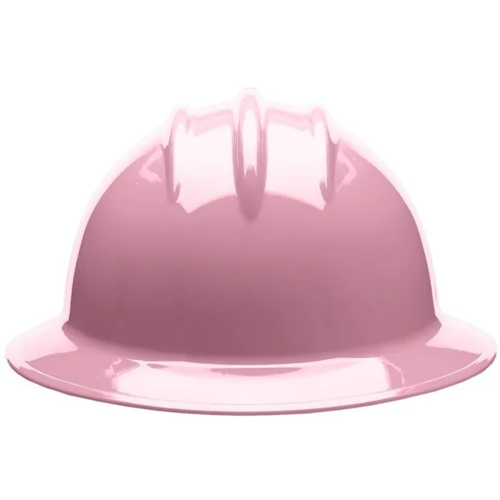 Bullard C34 34LPP 6pt Pinlock Classic Extra Large Full Brim Style Hard Hat, Light Pink, 1 Each