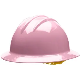 Bullard C34 34LPP 6pt Pinlock Classic Extra Large Full Brim Style Hard Hat, Light Pink, 1 Each