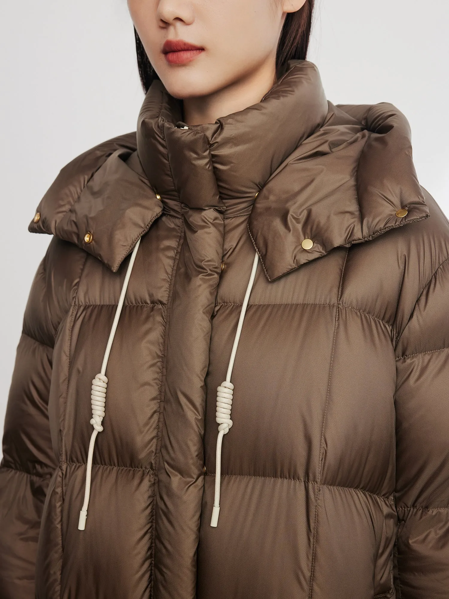 EP YAYING  mid-length down jacket