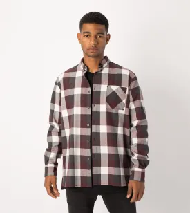 Flannel LS Shirt Port/Vintage Black - Sale