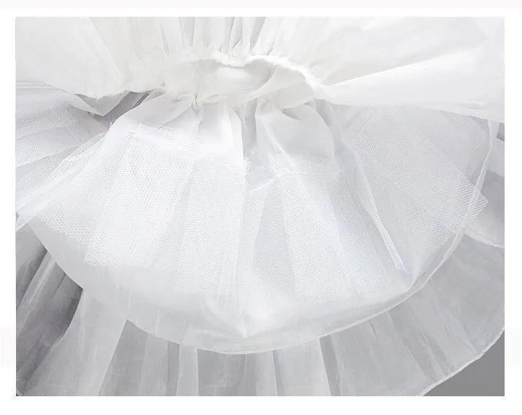 Girl princess skirt for short skirt small wedding dress, boneless skirt