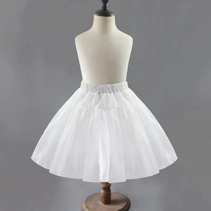 Girl princess skirt for short skirt small wedding dress, boneless skirt
