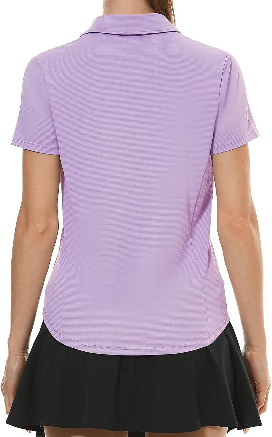 HODOSPORTS Women's Golf Polo Shirts Short Sleeve Collared V Neck Tennis Shirt Quick Dry Fit UPF 50  Golf Apparel Clothes