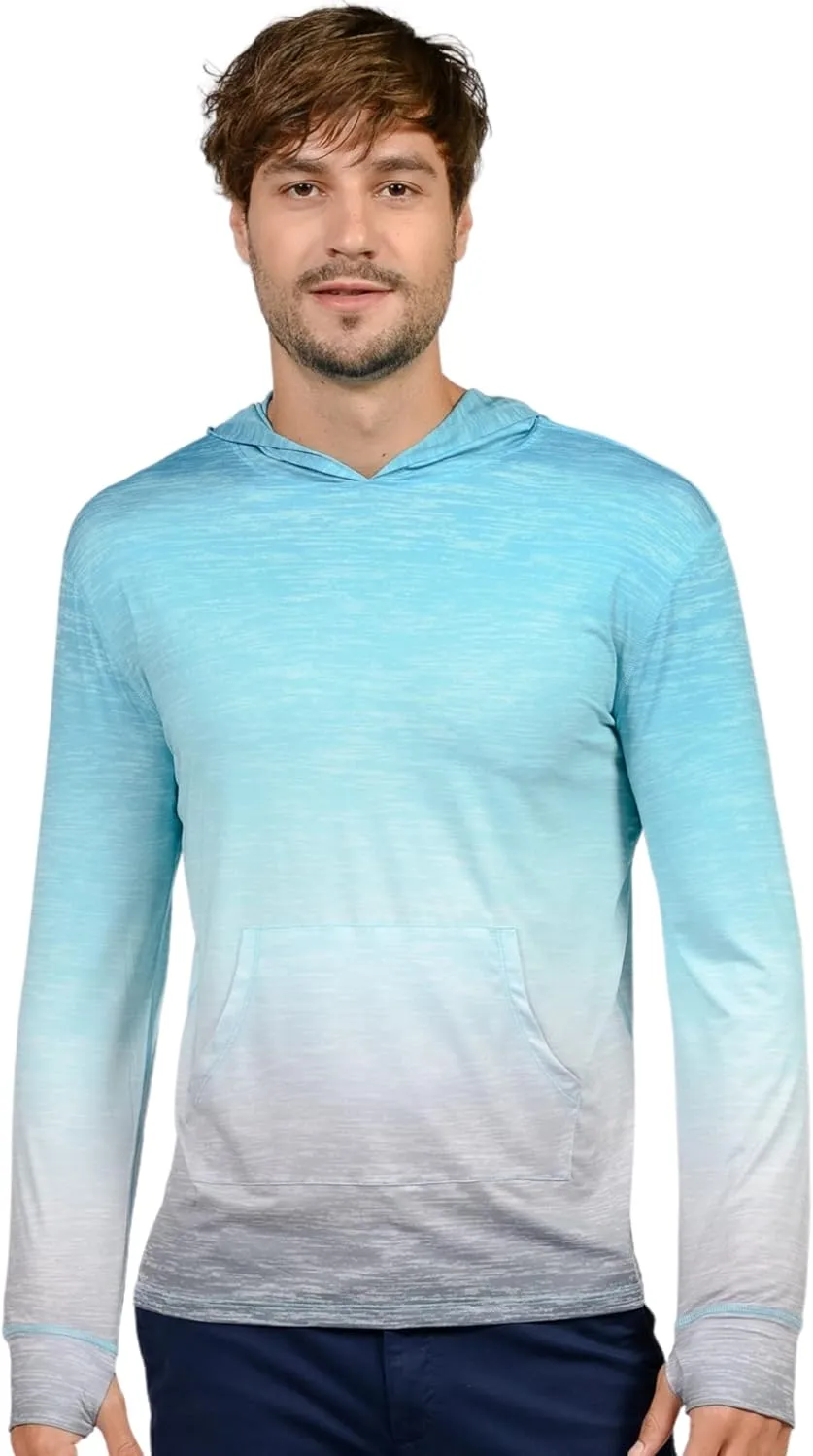 INGEAR Sun Shirts for Men - Lightweight SPF 50  UV Protection Hoodie with Pocket for Fishing, Running, Hiking, Swim Rashguard