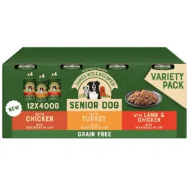 James Wellbeloved Senior Dog Grain Free Loaf Tin with Chicken, Turkey & Lamb