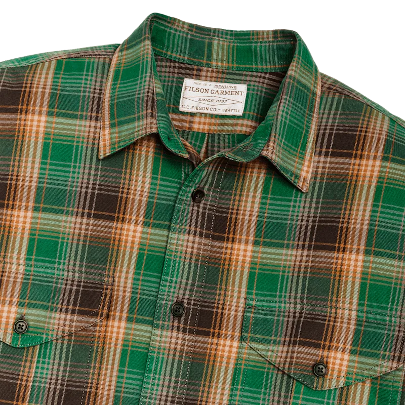 Lightweight Alaskan Guide Shirt - Green / Yellow Plaid