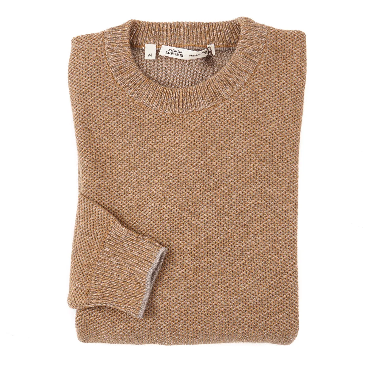 Maurizio Baldassari Piquet Cashmere Sweater