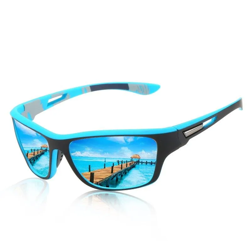 Men UV protection Polarised Driving Outdoor Sports Windproof  Sun Glasses