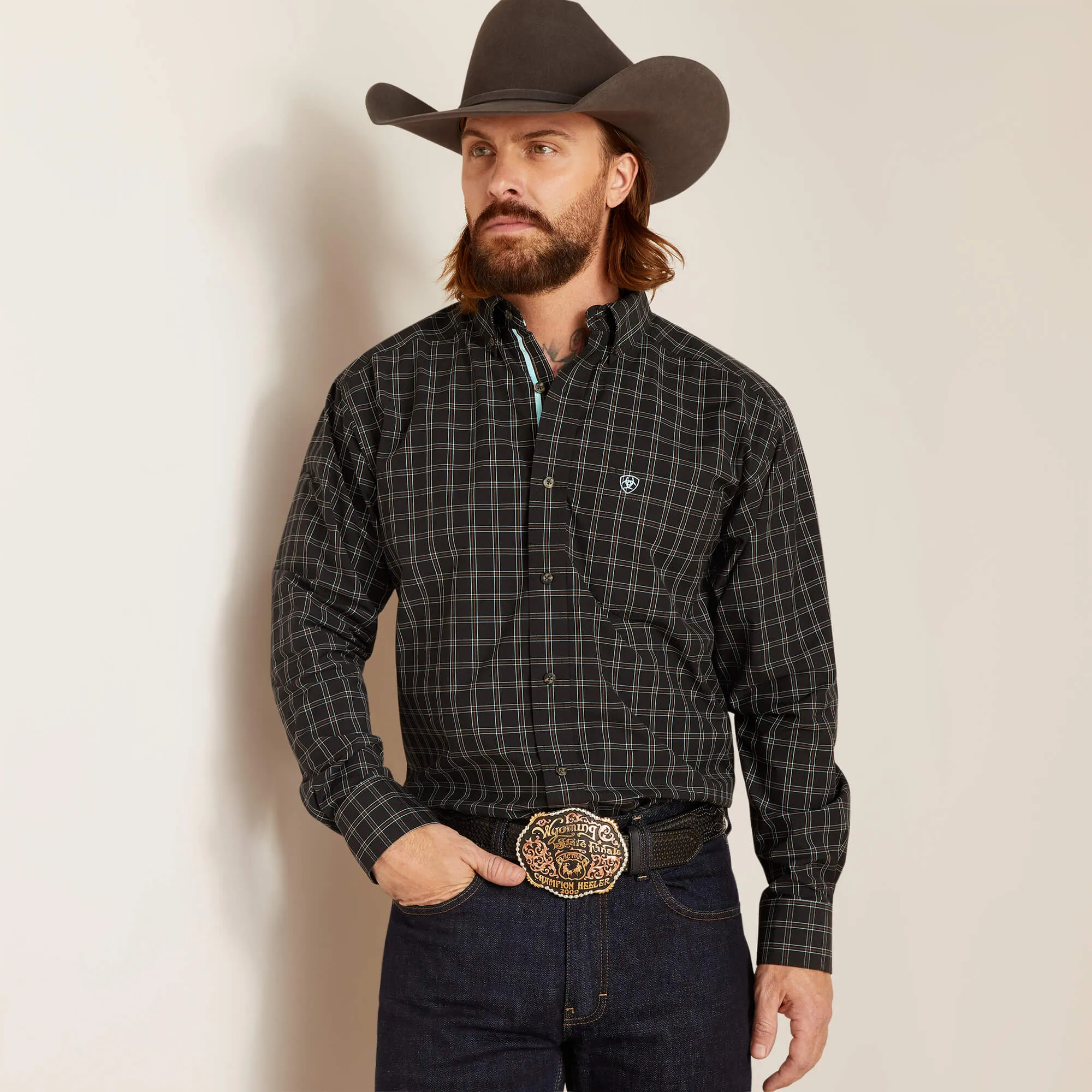 Men's Ariat Pro Series Nash Classic Fit Button Down Shirt #10047336