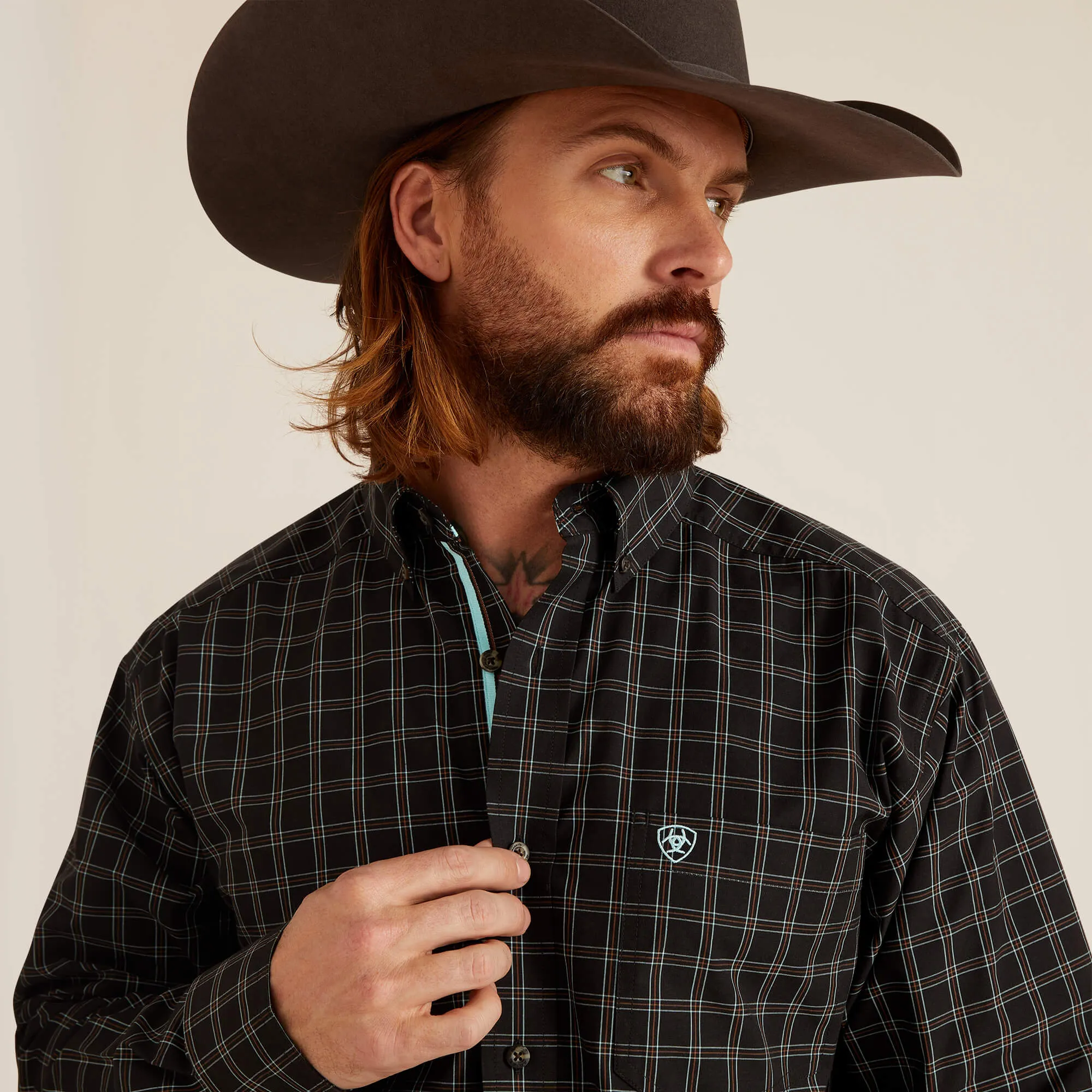 Men's Ariat Pro Series Nash Classic Fit Button Down Shirt #10047336