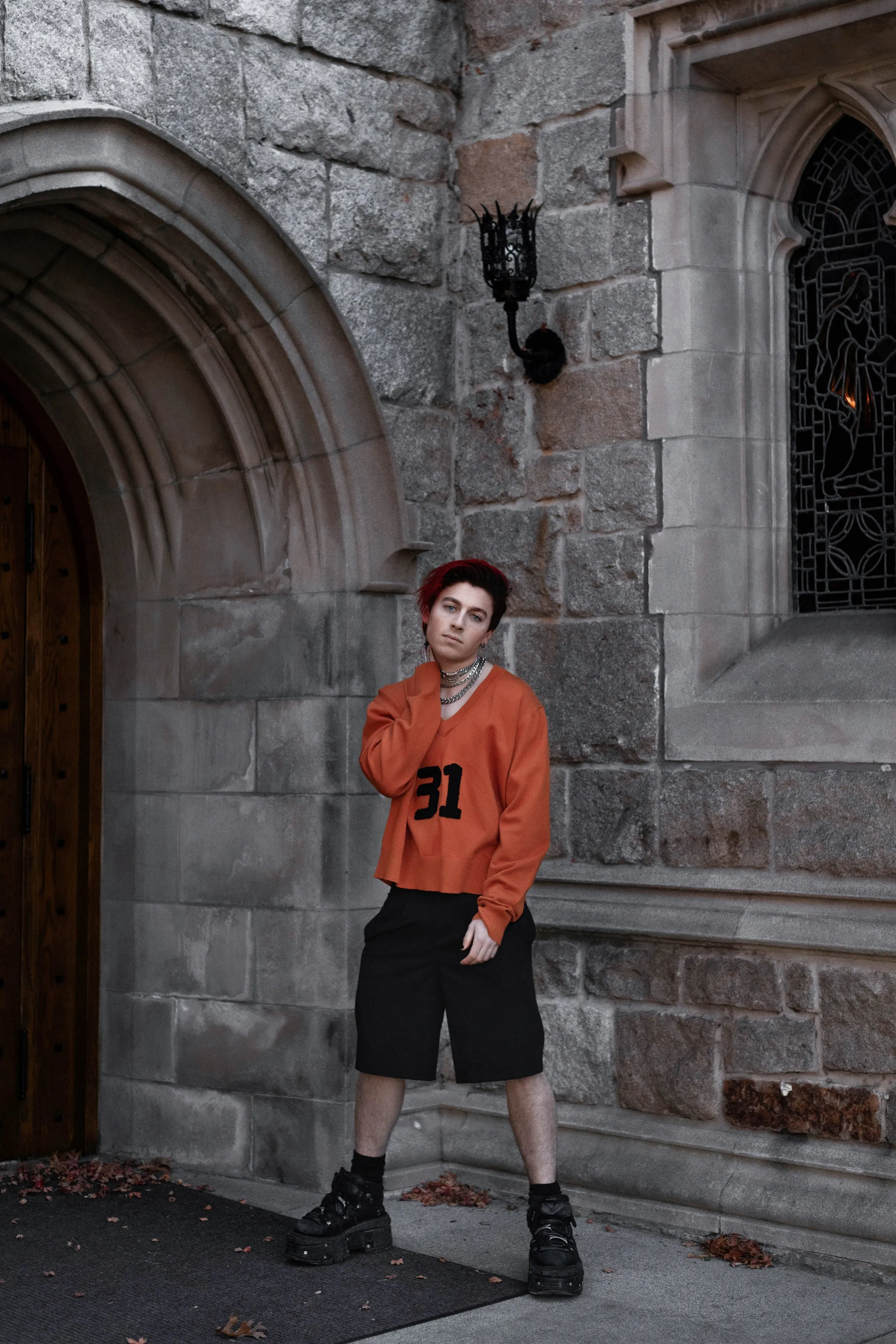 Orange 31 Varsity Sweater