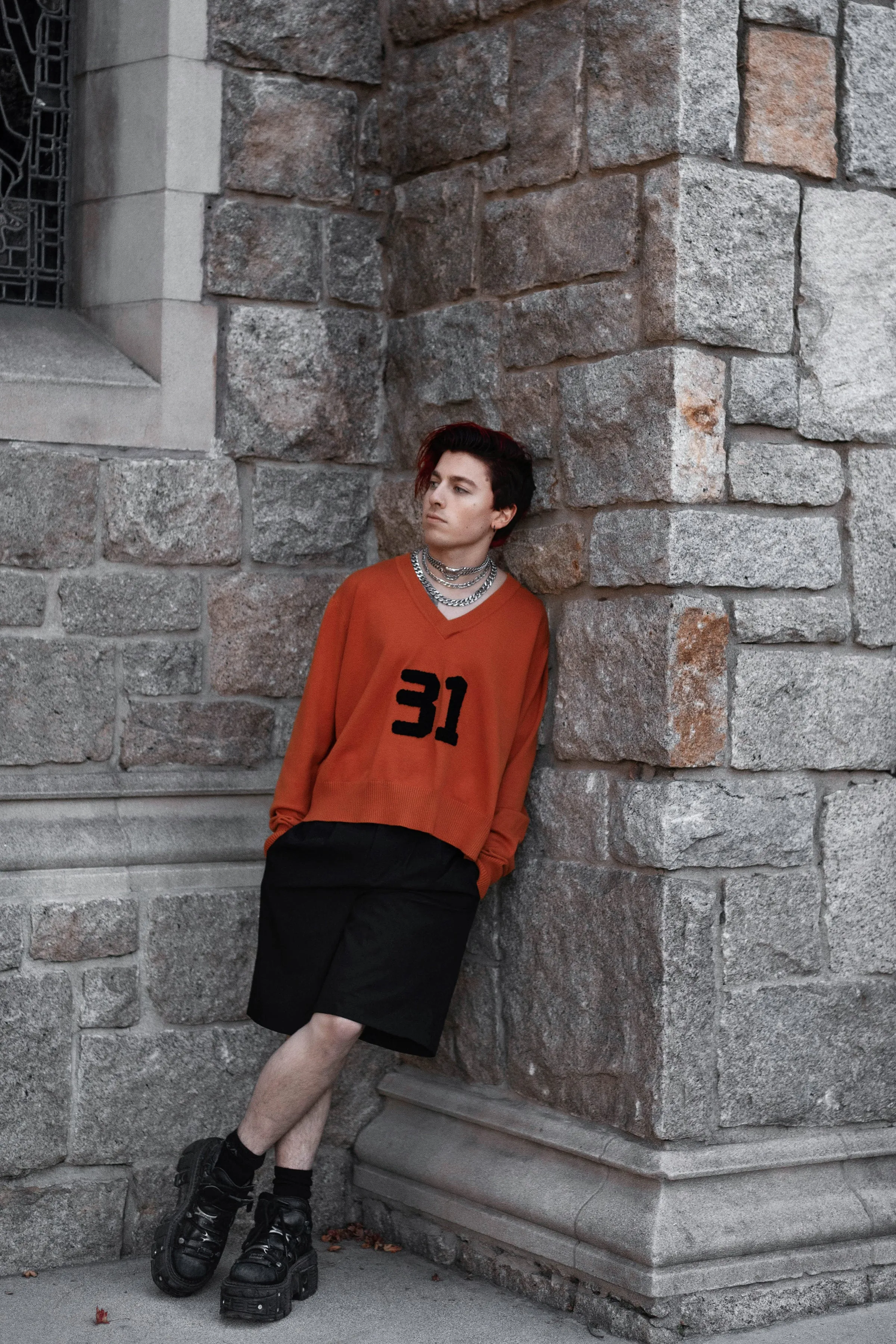 Orange 31 Varsity Sweater