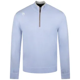 Sebonack Quarter Zip Sweater Heron - AW23