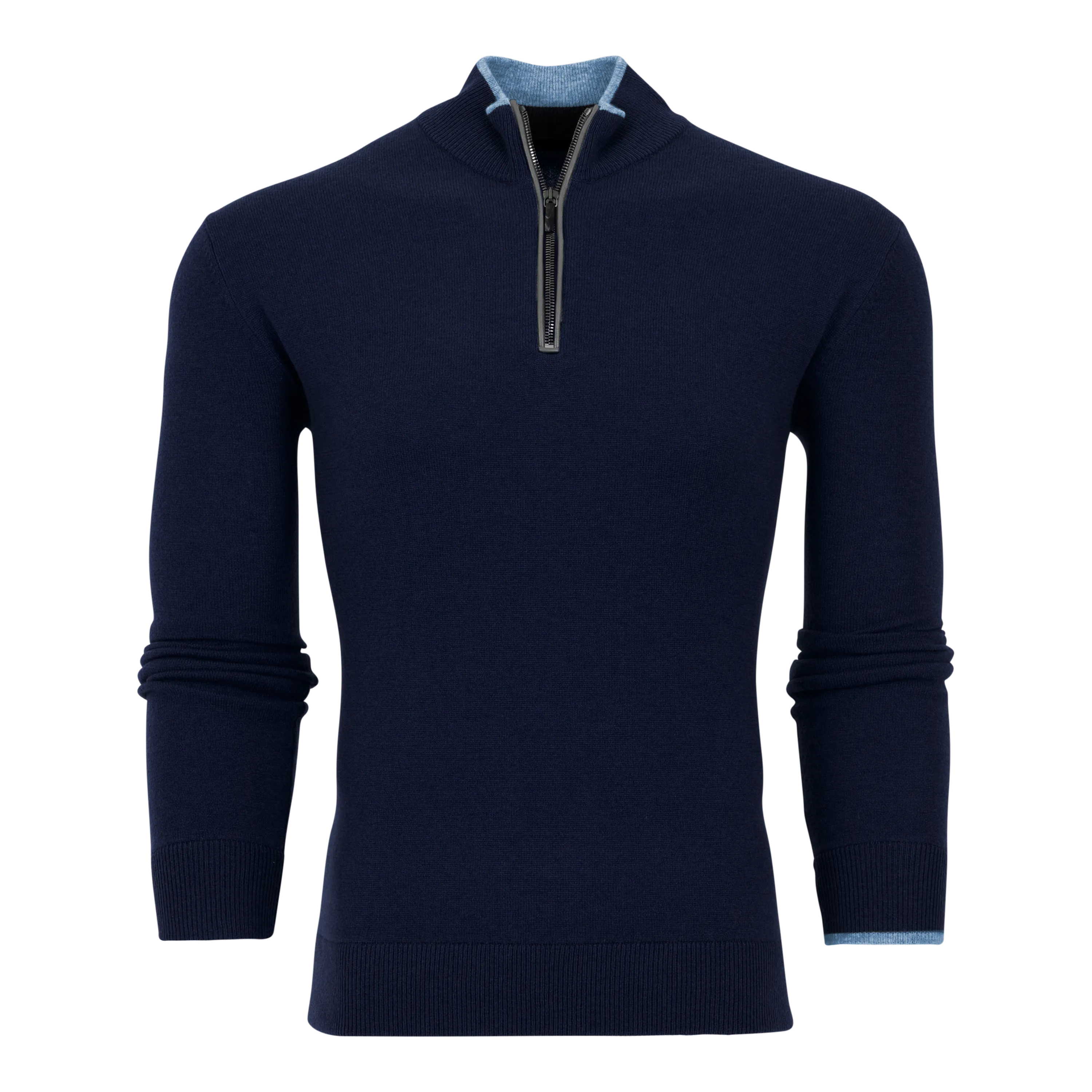 Sebonack Quarter-Zip Sweater (Maltese Blue)