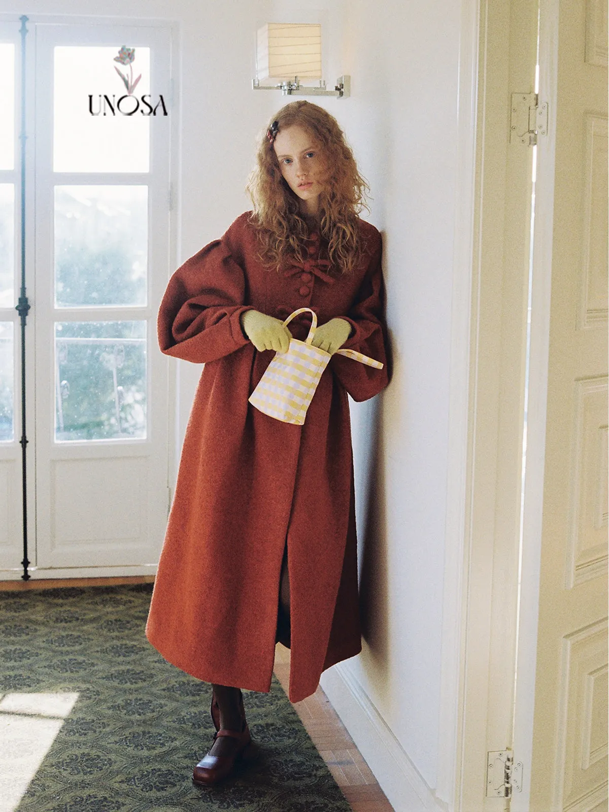 [UNOSA] Dance of the Fairy Wool Long Coat