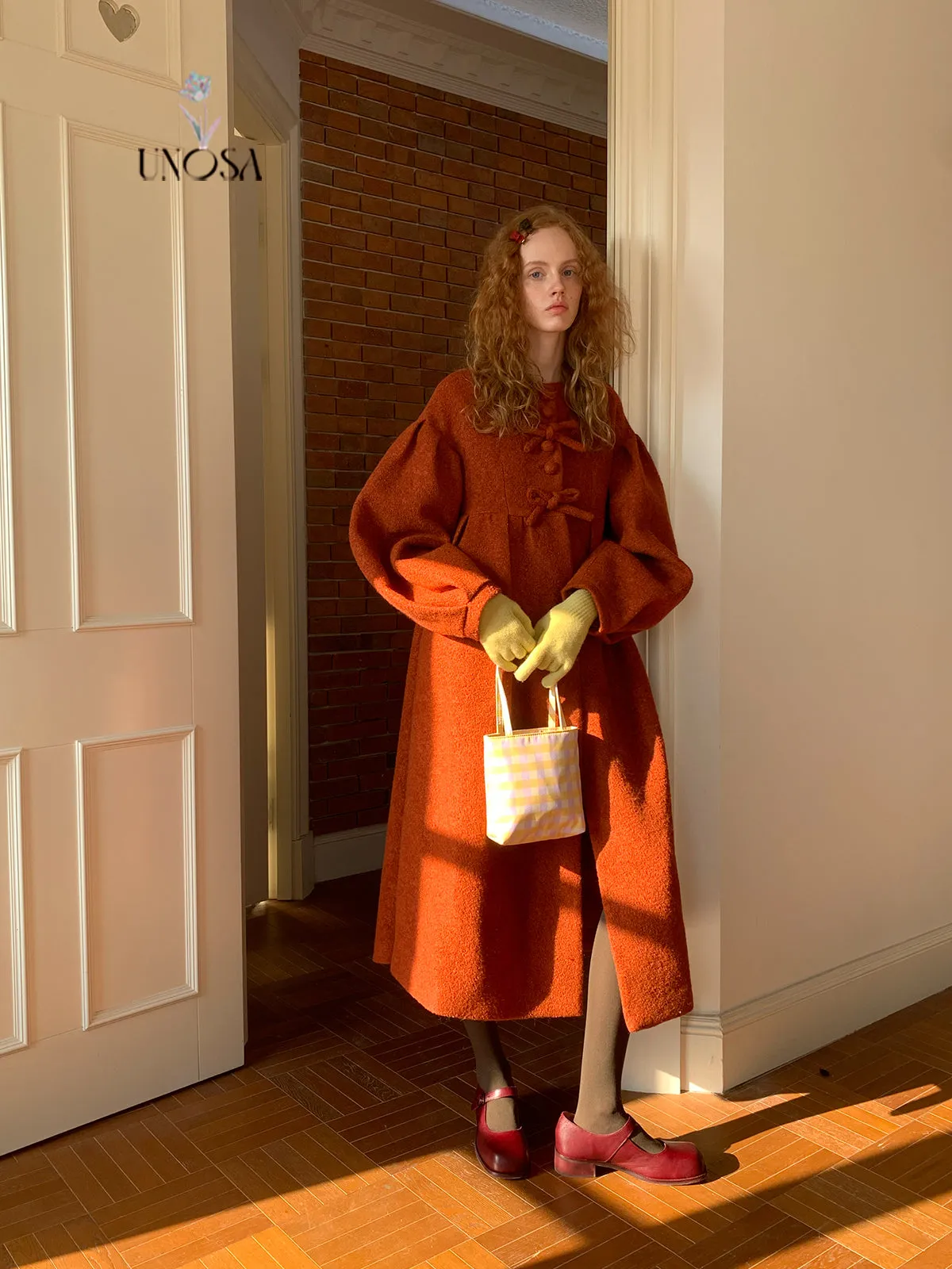 [UNOSA] Dance of the Fairy Wool Long Coat
