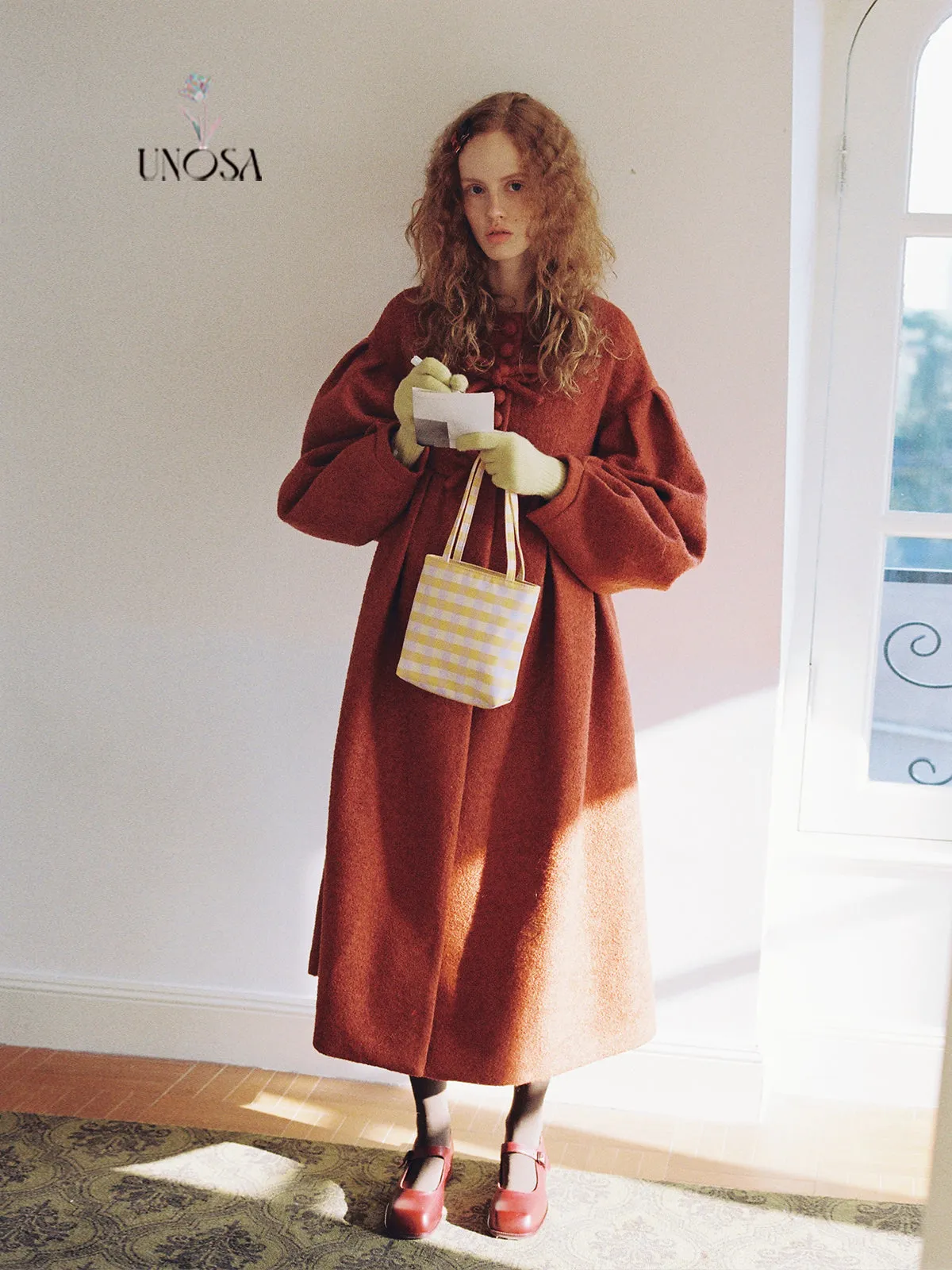 [UNOSA] Dance of the Fairy Wool Long Coat
