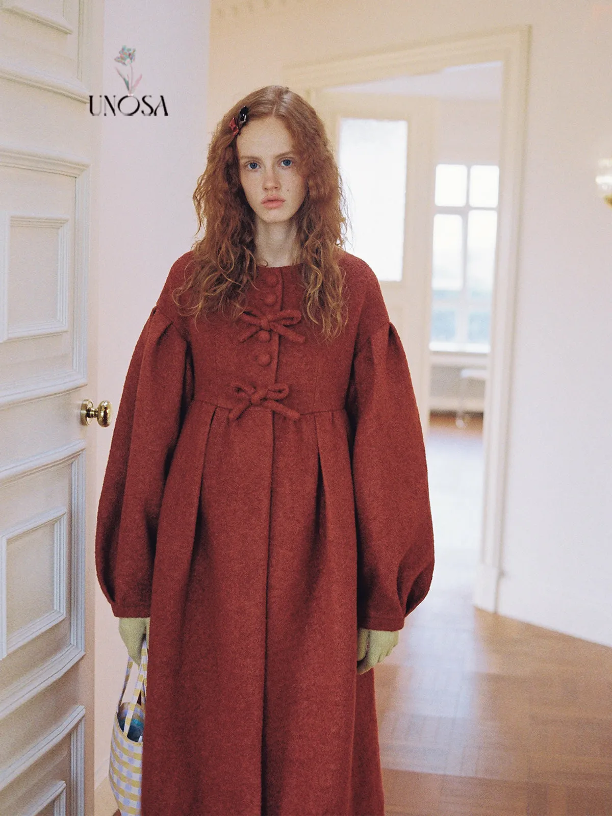 [UNOSA] Dance of the Fairy Wool Long Coat