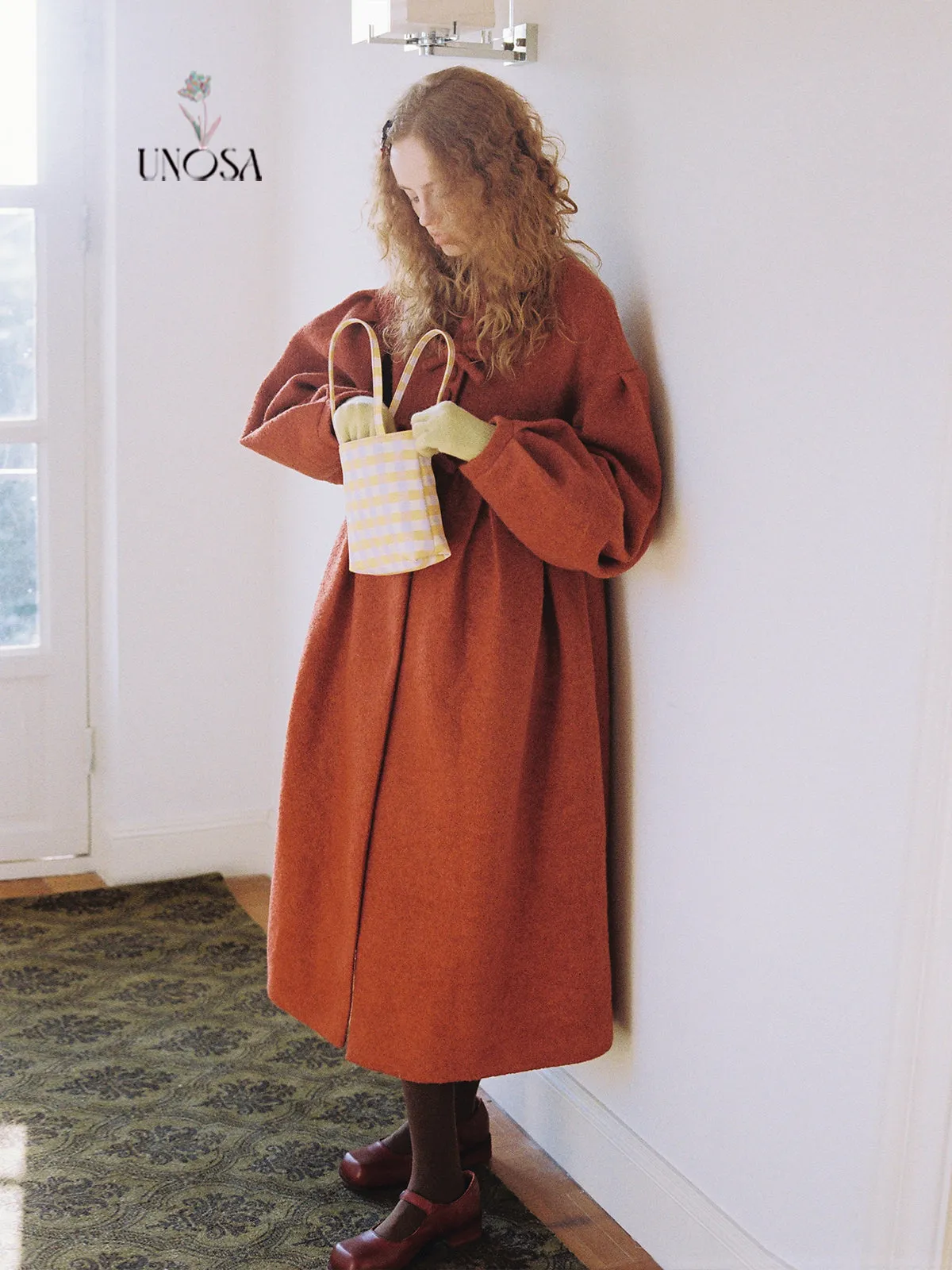 [UNOSA] Dance of the Fairy Wool Long Coat