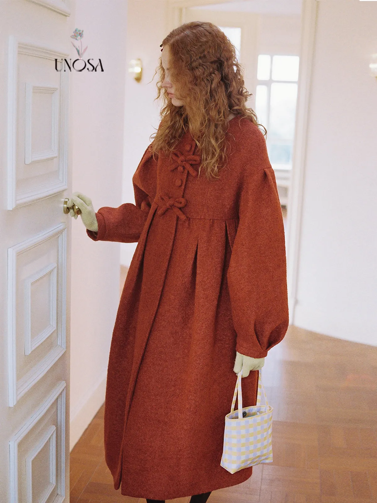 [UNOSA] Dance of the Fairy Wool Long Coat