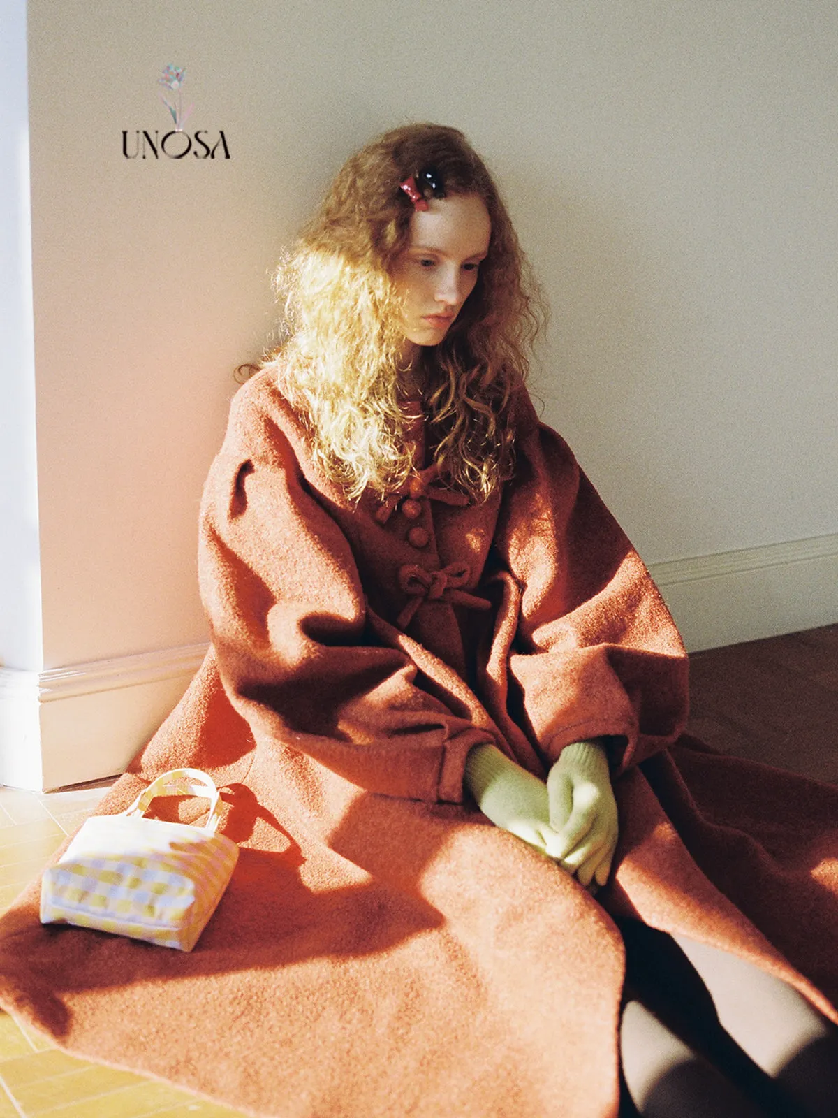 [UNOSA] Dance of the Fairy Wool Long Coat