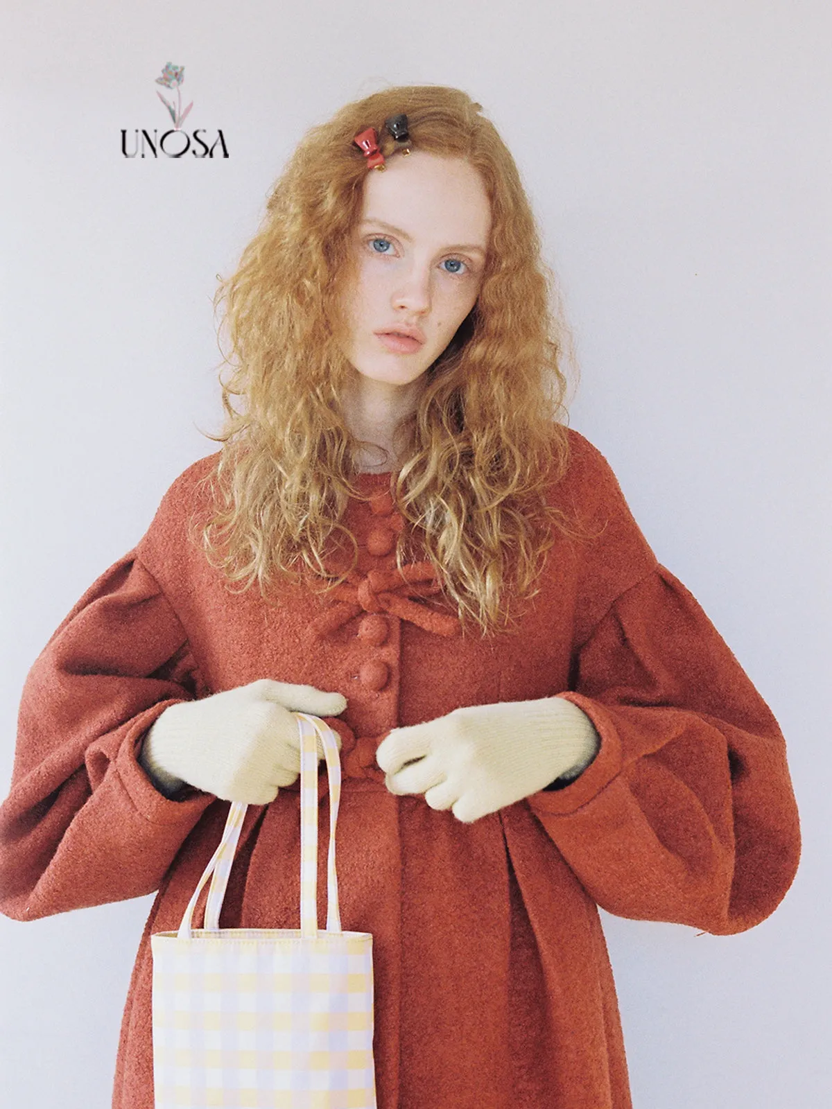 [UNOSA] Dance of the Fairy Wool Long Coat