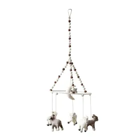 Wool Felt Baby Lamb Animal Mobile